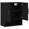 vidaXL Wall Cabinet Black oak 60 x 31 x 70 cm Engineered Wood