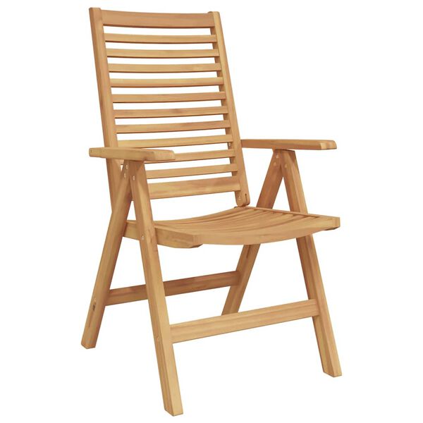 vidaXL Garden Chairs 2 pcs Brown 52 x 64.5 x 108 cm Solid Acacia wood