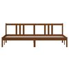 vidaXL Bed Frame without Mattress Honey Brown Solid Wood 200x200 cm