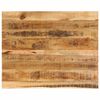 vidaXL Table Top 110x80x3,8 cm Live Edge Solid Wood Rough Mango