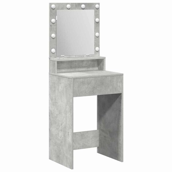 vidaXL Dressing Table Concrete Grey 50 x 41 x 135 cm Engineered Wood