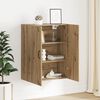 vidaXL Wall Cabinet Artisan Oak 69.5 x 34 x 90 cm Engineered Wood