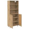 vidaXL Highboard Artisan Oak 69.5 x 34 x 180 cm Engineered Wood