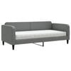 vidaXL Daybed with Mattress Dark Grey 90x190 cm Fabric