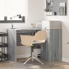 vidaXL Corner Desk with Drawer Grey Sonoma 102 x 88 x 75 cm