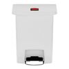 Rubbermaid Step-on Container Slim Jim 30 L White