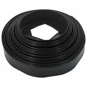 vidaXL Lawn Edgings Black 4000 x 4 x 5 cm Plastic