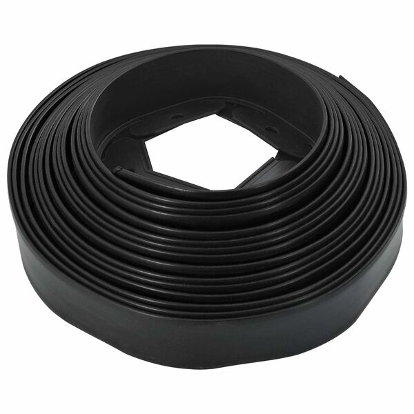 vidaXL Lawn Edgings Black 4000 x 4 x 5 cm Plastic
