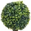 vidaXL Artificial Boxwood Plants 2 pcs with Pots Ball Shaped Green 41 cm