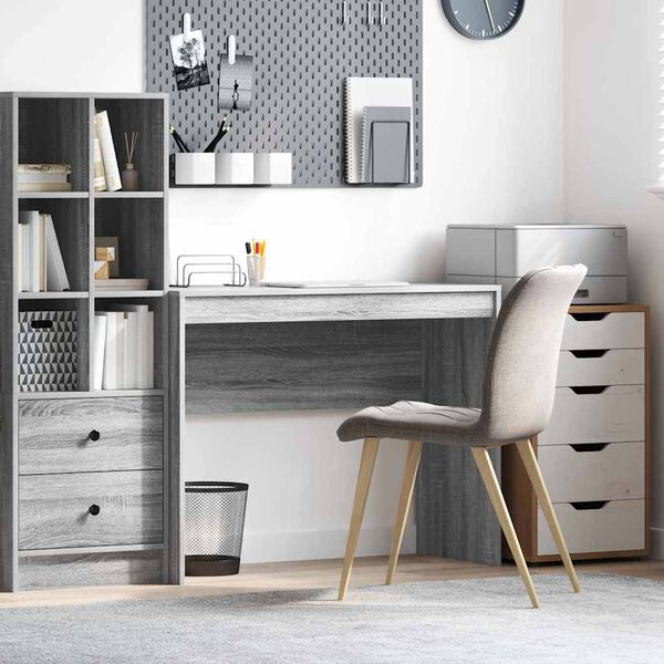 vidaXL Desk Grey Sonoma 100 x 40 x 76 cm