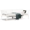 vidaXL Day Bed without Mattress White 75x190 cm Small Single Solid Wood Pine