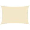 vidaXL Sunshade Sail 160 g/m&sup2; Cream 5x7 m HDPE