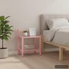 vidaXL Bedside Cabinets 2 pcs Pink and Transparent Metal and Glass