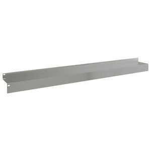 vidaXL Lawn Edging 30 pcs 100 x 10 x 8 cm Steel Silver
