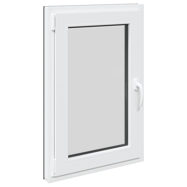 vidaXL Basement Window "RISOR" 60x80 cm Tilt&Turn DIN Left Anthracite
