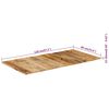 vidaXL Table Top 15-16 mm 120x60 cm Solid Wood Mango