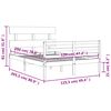 vidaXL Bed Frame without Mattress 120x200 cm Solid Wood