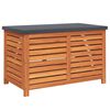 vidaXL Garden Storage Box 90x48x55 cm Solid Wood Eucalyptus