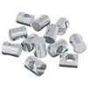 vidaXL Barrel Nuts 12 pcs Silver M6 x 13 mm Metal
