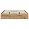 vidaXL Ottoman Bed Frame Artisan Oak 150 x 200 cm Engineered Wood