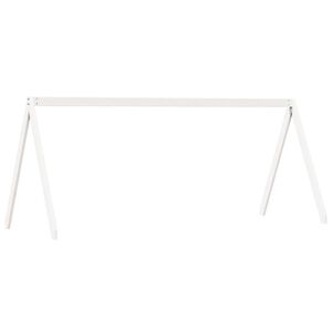 vidaXL Kids' Bed Roof White 209x95.5x88 cm Solid Wood Pine