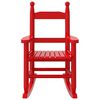 vidaXL Rocking Chairs for Children 2 pcs Red Solid Wood Poplar