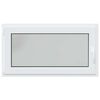vidaXL Basement Window "RISOR" 110x50 cm Tilt&Turn DIN Left White