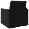 vidaXL Folding Sofa Bed Black 74 x 77 x 81 cm Velvet