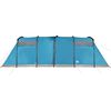 vidaXL Family Tent Tunnel 8-Person Blue Waterproof