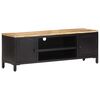 vidaXL TV Cabinet 120x30x40 cm Solid Rough Mango Wood