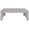 vidaXL Coffee Table Concrete Grey 100x100x35 cm Engineered Wood