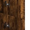 vidaXL Highboard Smoked Oak 60x35x180 cm Engineered Wood