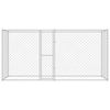 vidaXL Dog Cage Silver 400 x 200 x 200 cm Galvanised Steel