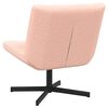 vidaXL Swivel Chair Pink 63 x 75 x 76 cm Sheepskin