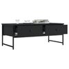 vidaXL Coffee Table Black 101x49x39.5 cm Engineered Wood