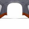 vidaXL Caravan Tent with Roof Grey and Orange 252 x 245 x 245 cm