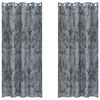 vidaXL Velvet Curtains 2 pcs Silver Grey 260 x 140 cm Velvet