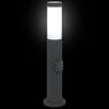 vidaXL Bollard Lights with Outlet 3pcs 50 cm Stainless Steel IP44