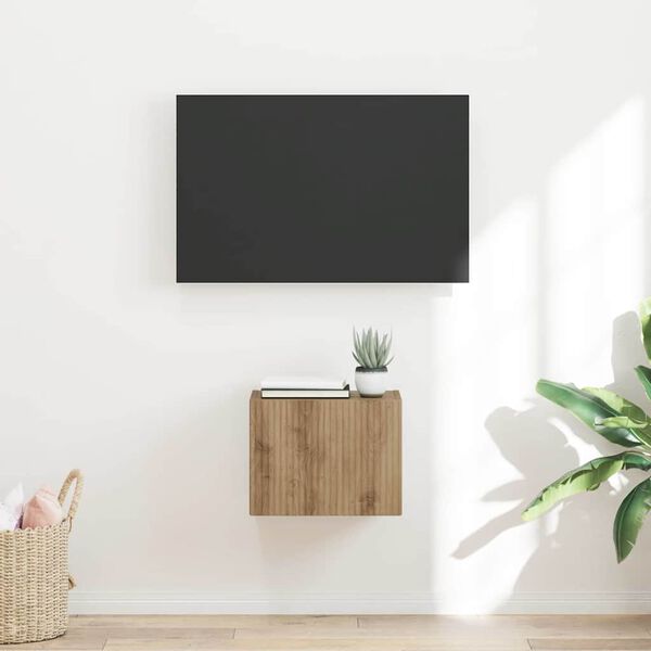 vidaXL TV Wall Cabinet Artisian Oak 39 x 31 x 29.5 cm Engineered Wood