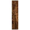 vidaXL Bookcase Smoked Oak 60x24x109 cm Engineered Wood