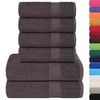 vidaXL 6 Piece Towel Set "FROGN" Anthracite 360 gsm