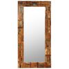 vidaXL Wall Mirror Solid Reclaimed Wood 60x120 cm