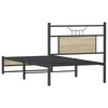 vidaXL Bed Frame without Mattress Sonoma Oak 90x200 cm Engineered Wood