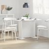 vidaXL Dining Table White 110x60x75 cm Engineered Wood