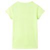 Kids' T-shirt Fluo Yellow 116
