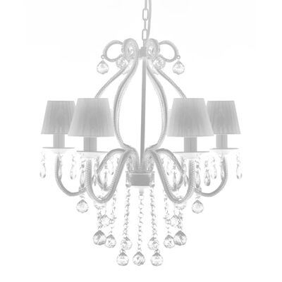 Chandelier with 2300 Crystals White