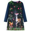 Kids'Dress with Long Sleeves Navy 92