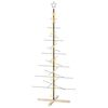 vidaXL Metal Christmas Tree with Stand KUOPIO 180 cm Warm White Steel