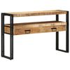 vidaXL Console Table Brown 120 x 33 x 75 cm Solid mango wood