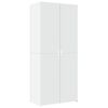 vidaXL Highboard White 80x42,5x185 cm Engineered Wood